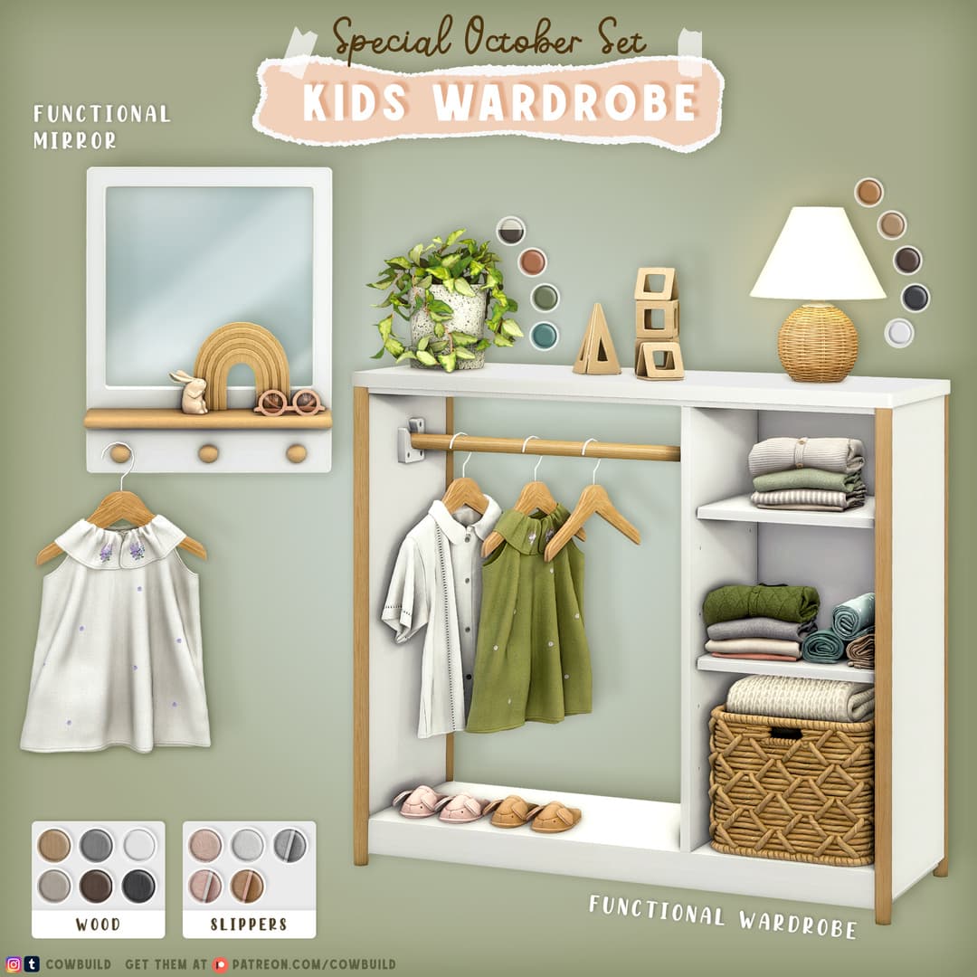 Скриншот мода Набор для детского гардероба Kids Wardrobe